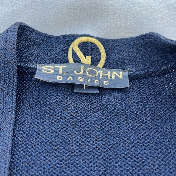 ST JOHN Basics skirt suit cardigan - Picture 9 of 9